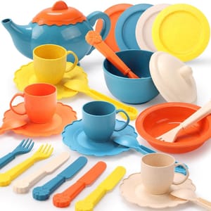 RUIDYA Afternoon Tea Party Playset and Kitchen Accessories for Kids