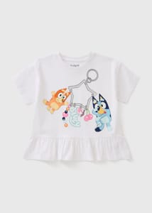 Bluey Girls Cream Charm T-Shirt (1-5yrs) 1.5-2 Yrs