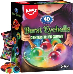 AMOS Halloween Gummy Eyeball Sweets - 240g
