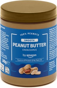 By Amazon Smooth 100% Peanut Butter - 340g