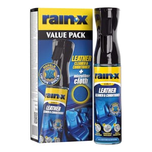 Rain-X Leather Cleaner & Conditioner, 300ml, with Cloth