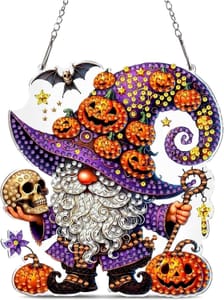 Halloween Gnome Diamond Painting Hanging Ornament