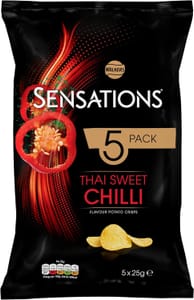 DEAL STACK - Walkers Sensations Thai Sweet Chilli Crisps 5x25g - £1.29 S&S
