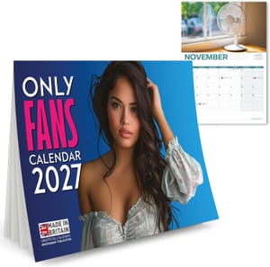 OnlyFans Calendar 2027 - Funny Secret Santa Gift for Men