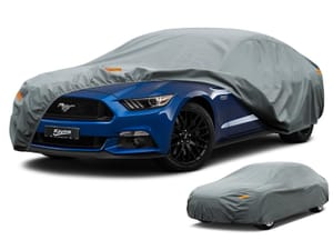 DEAL STACK - Kayme Heavy Duty Car Cover, 5-Layer Waterproof, Fit (470-490cm)
