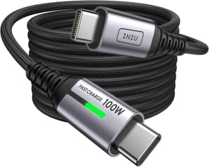 INIU USB-C to USB-C Cable - 2m, 100W