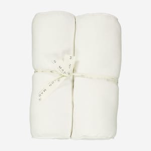 Two Pack Coconut Milk Maya Bolster Cushions 15x46cm