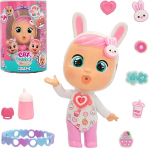 Cry Babies Charmz Coney Doll with 6 Charms & Water-Crying