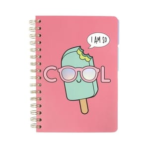 Ice Lolly Project Book A5 - Pink