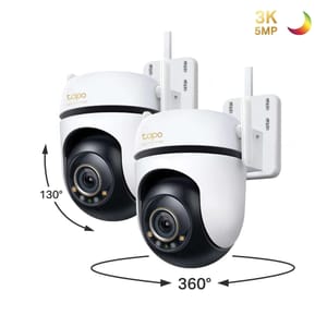 Tapo C530WS Twin Pack 3K Outdoor PTZ Security Camera
