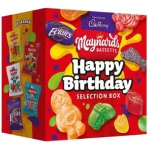 Cadbury & Maynards Bassetts Happy Birthday Sweet Selection Box