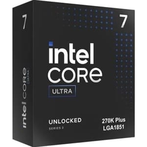 Intel Core Ultra 7-270K Plus, 24-Core/24-Thread, 3.2-5.5GHz, LGA 1851