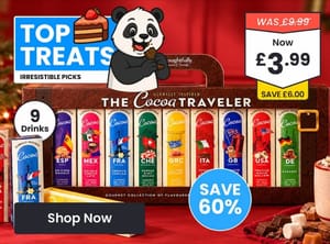 The Cocoa Traveller Gourmet Hot Chocolate Collection - 9x 28g