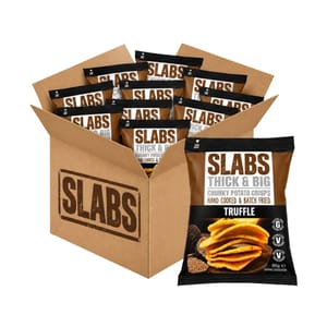 SLABS Black Truffle Thick & Chunky Potato Crisps - 14x 80g