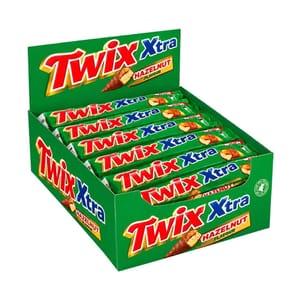 TWIX Hazelnut Flavour Xtra Chocolate Bars - 24x 75g