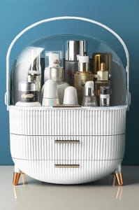 Neo Three-Layer Cosmetic Storage Organiser - White