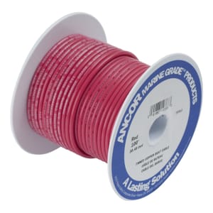 Ancor Marine-Grade Tinned Copper Boat Wiring, 18GA Red, 1000 Ft