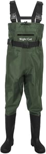 Night Cat Fishing Chest Waders for Men Green 41