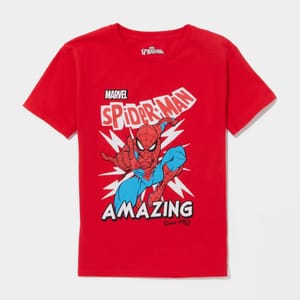 Marvel Kids' Spiderman T-Shirt - Red