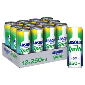 Absolut Vodka & Sprite 250 Ml