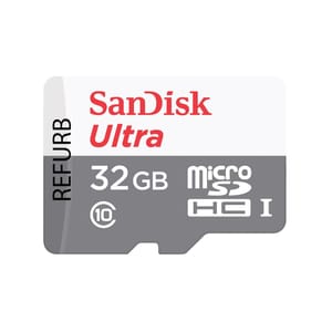 SanDisk Ultra microSDHC UHS-I 32GB Card - Refurbished