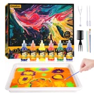 Prime Deal- Coodoo Water Marbling Paint Arts and Crafts Kit for Kids