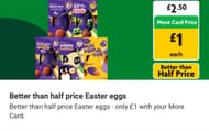 *INSTORE ONLY DEAL* Cadburys Easter Eggs - Mini Eggs , Buttons , Freddo