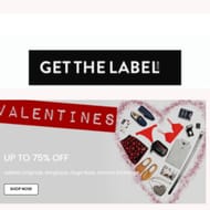 Get the Label Valentines Sale - up to 75% off on Selected Items!
