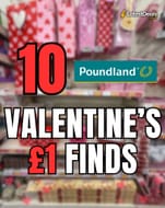 £1 Valentine's Deals at Poundland