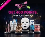 Get 400 Points When Spend £40 for Supedrug