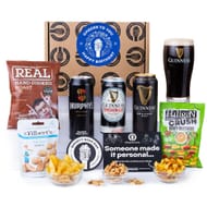 Guinness Irish Stout and Snack Birthday Beer Gift Hamper
