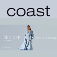 Coast Spring Sale - up to 30% off on All Coast Items!