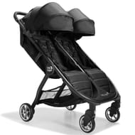 Spring Deal- Baby Jogger City Tour 2 Double Travel Pushchair Black
