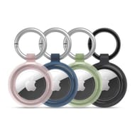 OtterBox AirTag Clear Case, Shockproof, Ultra-Slim, Ocean Life, Carabiner, 4-Pack