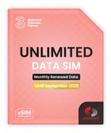 Unlimited Data SIM, Uncapped 5G, Dual Network, Plug and Play