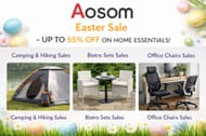 Aosom Easter Sale - Upto 55% off on Home Essentials!