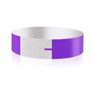 Event Wristbands, 100pcs Paper like Bracelets, Purple, Orange or Yellow