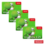 Nintendo Gift Cards Multipack £100 (4x £25)