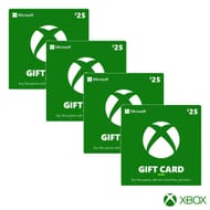 Xbox Gift Cards 4-Pack £100