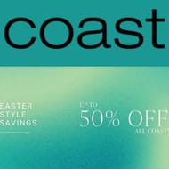 Coast Easter Savings Sale - up to 50% off on All Coast Items!