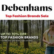 Debenhams Easter Sale - up to 70% plus Extra 10% off on Top Fashion Brands!