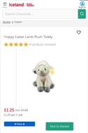 Hoppy Easter Lamb / Bunny Plush Teddy