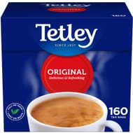 Tetley Original Black Tea - 160-Teabags - Rainforest Alliance Certified