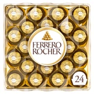 Ferrero Rocher 24-Count Hazelnut Milk Chocolates Gift Box 300g
