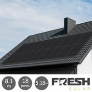 Fresh Solar 8.1kW PV System, 18 Panels, 5.18kW Fox Battery