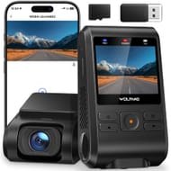 WOLFANG Dash Cam 1440P WiFi, Parking, Night Vision, 170