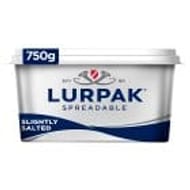 Lurpak Slightly Salted Spreadable Blend of Butter and Rapeseed Oil 750g