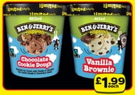 Ben and Jerry's Limited Edition Ice Cream