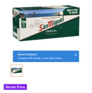 San Miguel Premium Lager Beer 10x440ml