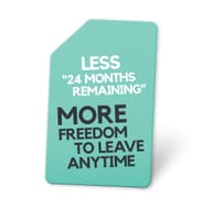 Smarty SIM Only 80GB 5G Data - Unlimited Mins & Texts + EU Roaming